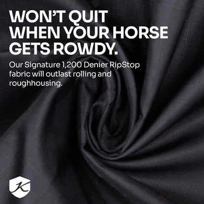 Draft Horse Lightweight 80g Winter Turnout Blanket - Waterproof & Breathable