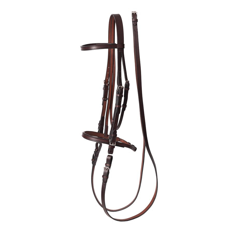 Havana American-Made Leather Draft Bridle