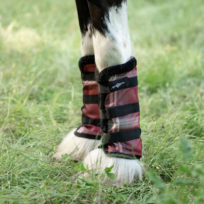 Draft Fly Boots with Fleece Trim - Set of 2 - 73% UV + Fly Protection