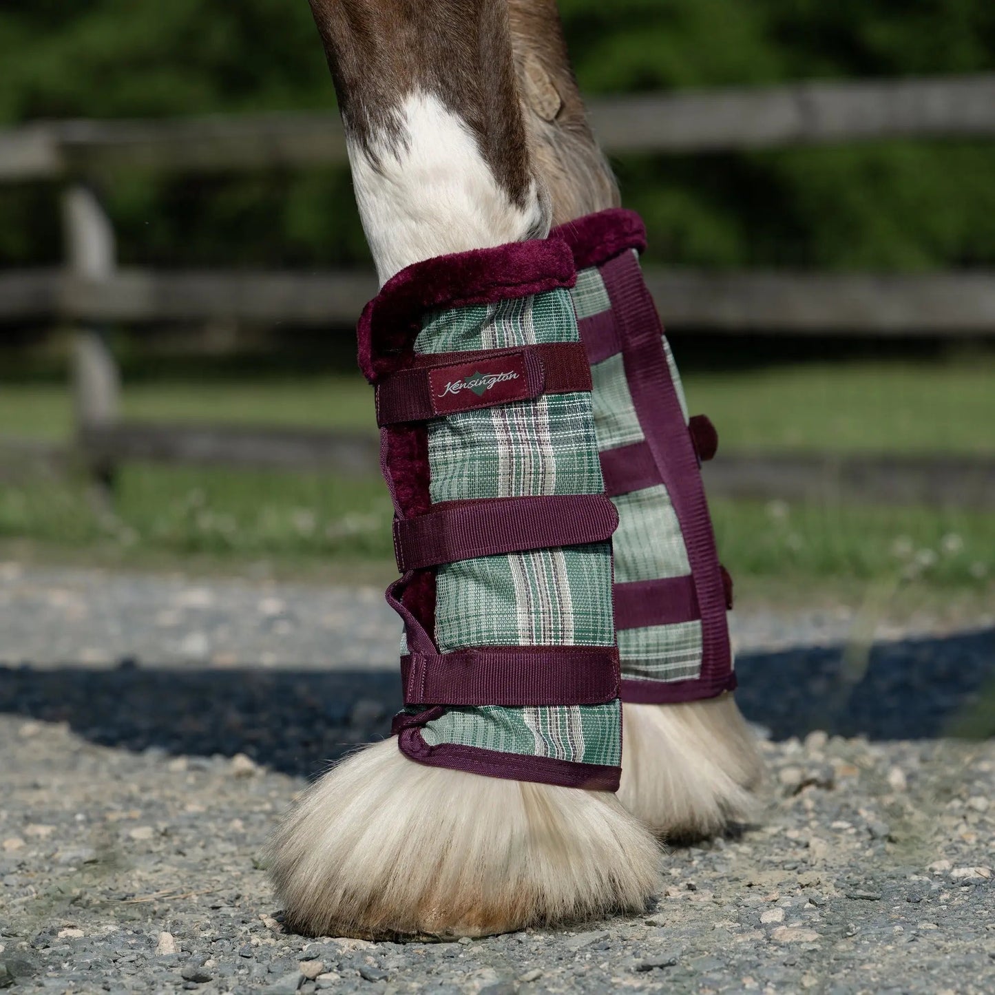 Draft Fly Boots with Fleece Trim - Set of 2 - 73% UV + Fly Protection