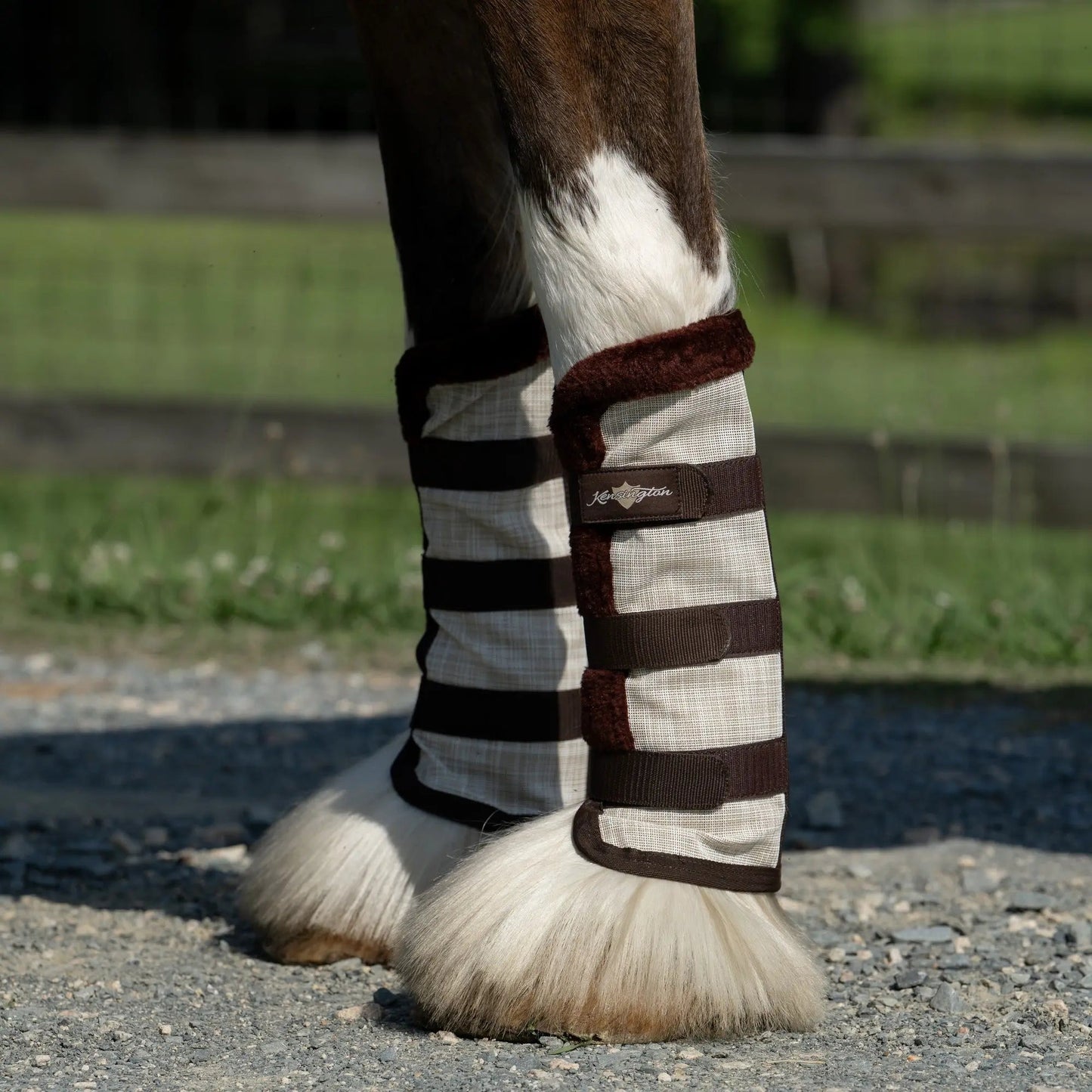 Draft Fly Boots with Fleece Trim - Set of 2 - 73% UV + Fly Protection