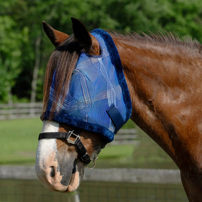 Draft Horse Fly Mask with Fleece Trim & 73% UV Protection
