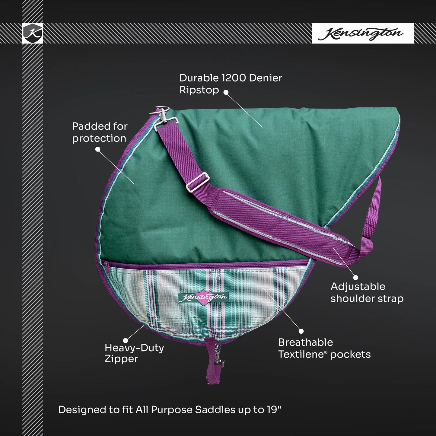 English Saddle Protective Carry Bag
