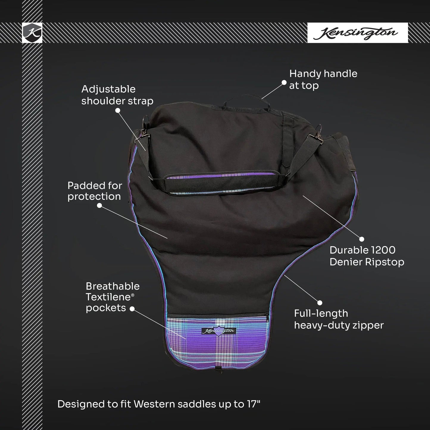 Western Saddle Protective Carry Bag
