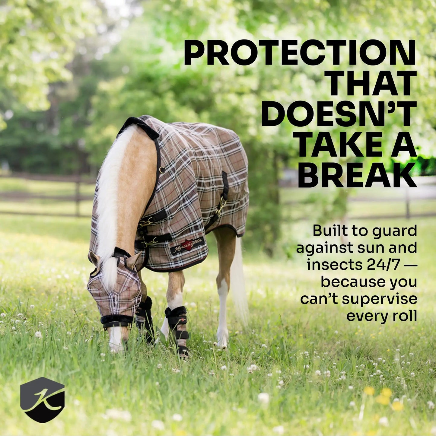 Draft Horse Protective Fly Sheet  - 73% UV Protection