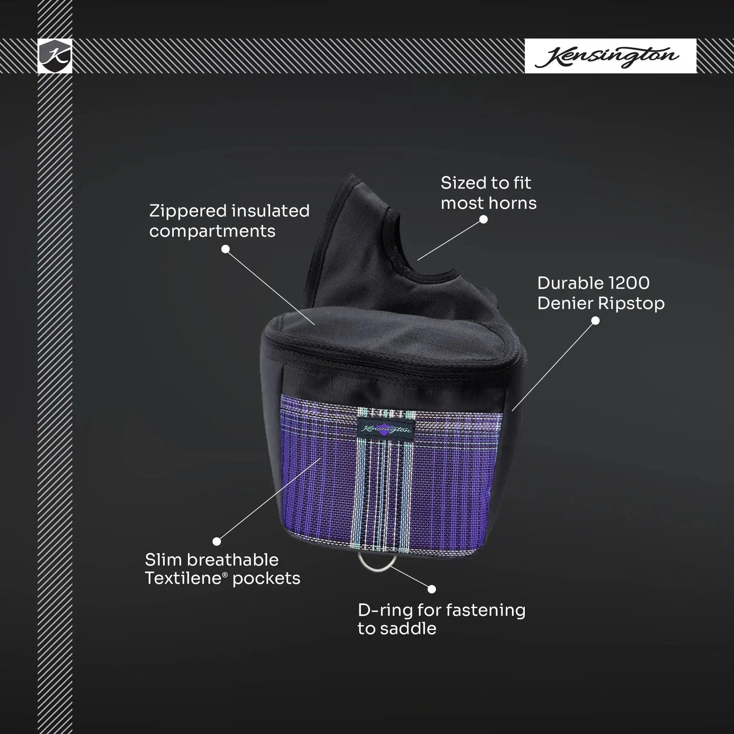 Insulated Western Horn Bag