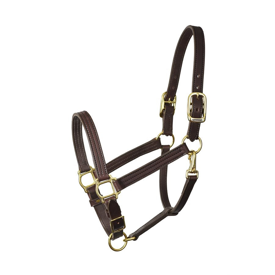 Leather Turnout Halter - Havana